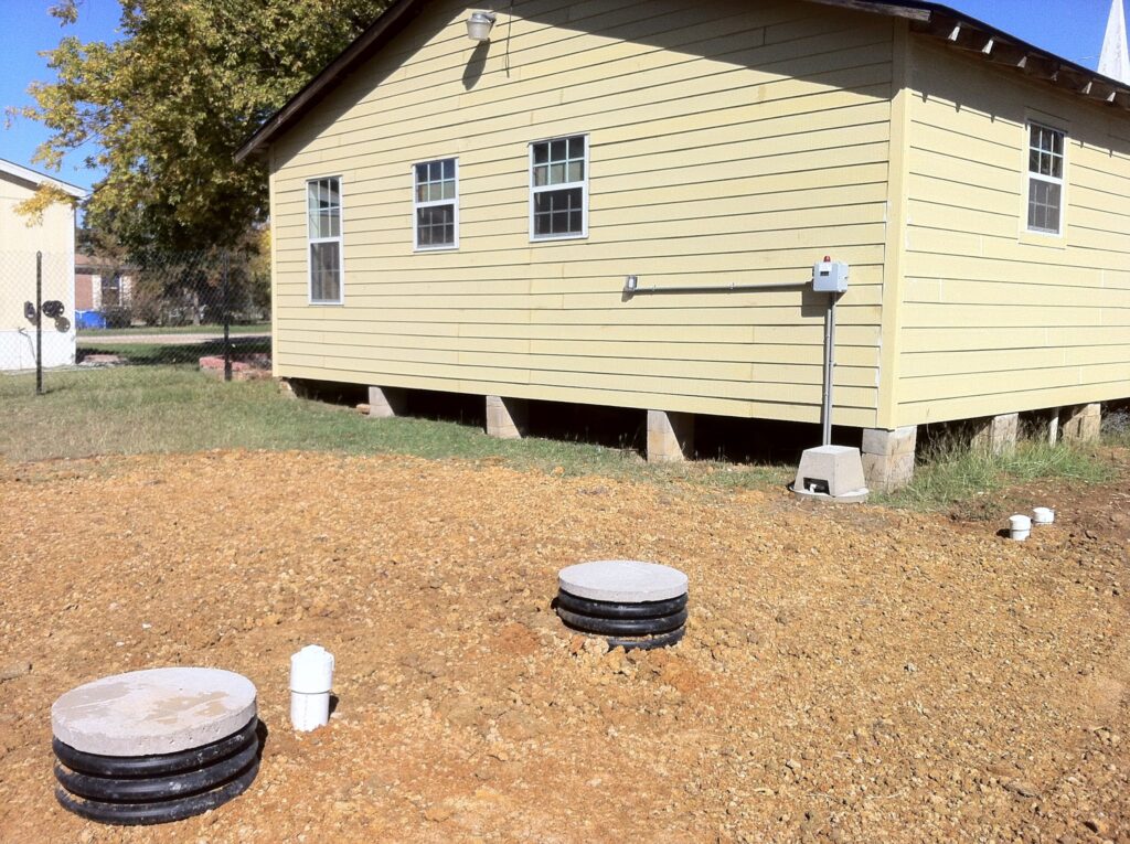 septic tanks